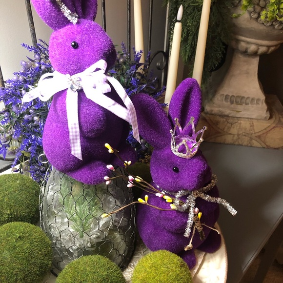 Purple Bunny Decor Set - Picture 2 of 10